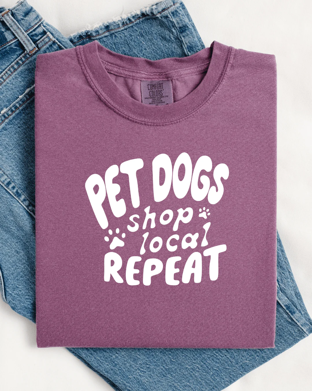 Pet Dogs Shop Local Repeat™ Tee - Image 5