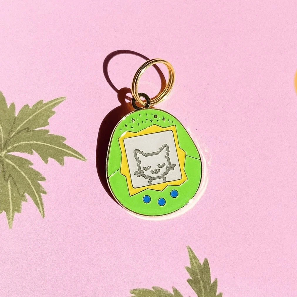 Tamagotchi Cat Pet ID Tag - Image 3