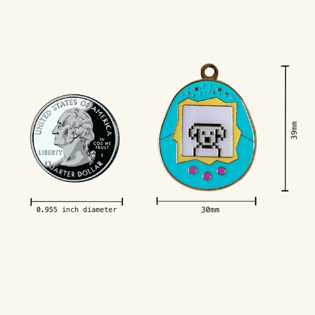 Tamagotchi Dog Pet ID Tag - Image 4