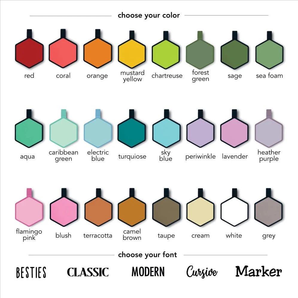 Wildflowers Silicone Dog ID Tag - Image 3